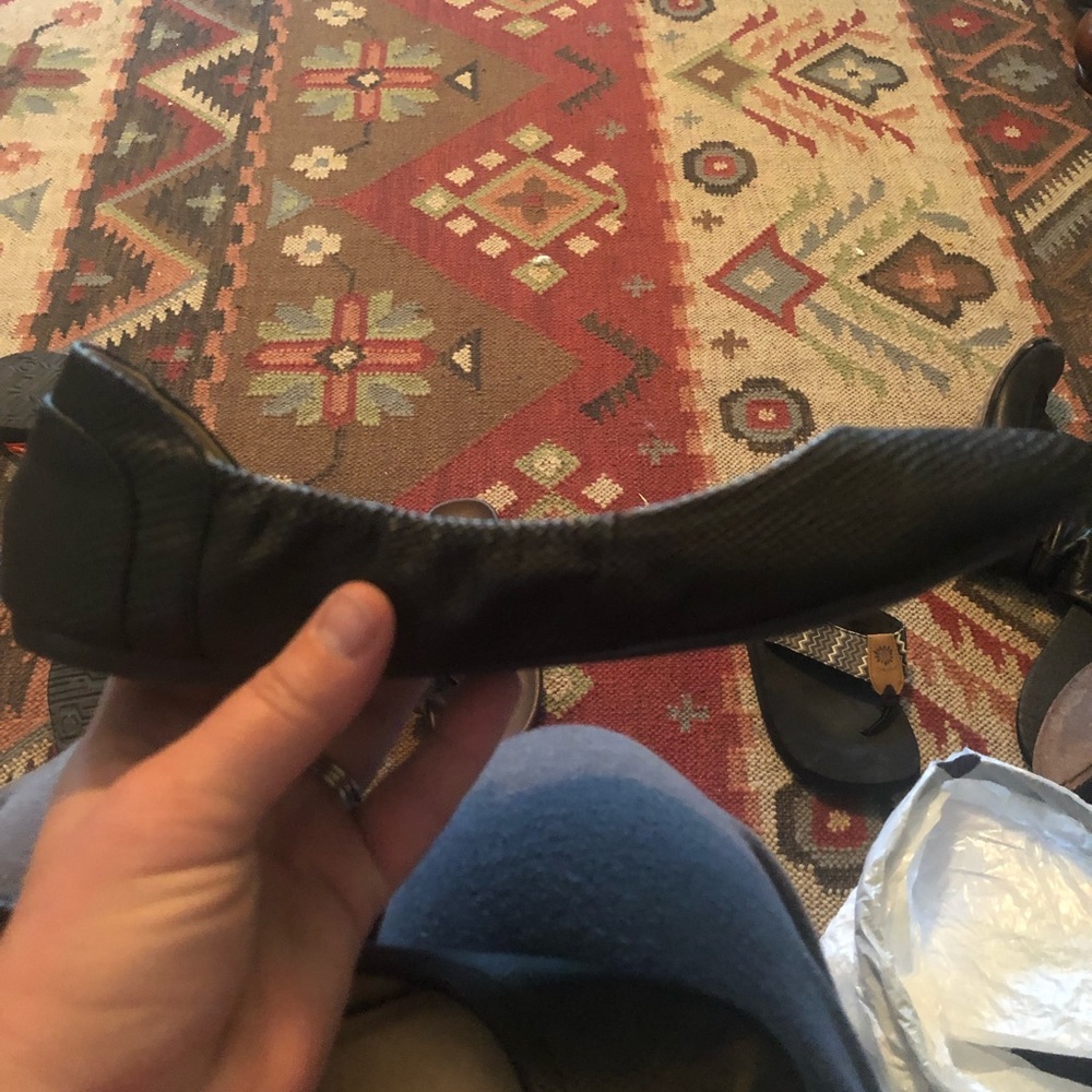 Wanted Ladies Ballet Flats, Black, Size 8, New